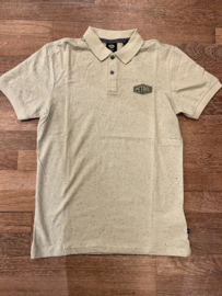 Petrol polo mint groen met blauwe spikkels
