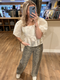 Leopard Wide leg jeans