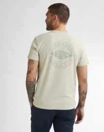 Petrol t-shirt mint groen met backprint 615