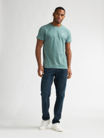 Petrol t-shirt zeegroen gemeleerd TSR 614