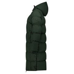 Cars Hemcia lang model vast capuchon kleur flessen groen. 2 way zip en drukkers aan de zijkant