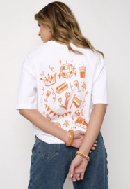 Koningsdag t-shirt met rugprint