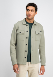 Gabbiano overshirt Brody sweatstof sage groen