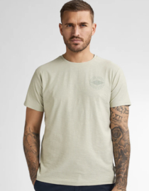 Petrol t-shirt mint groen met backprint 615