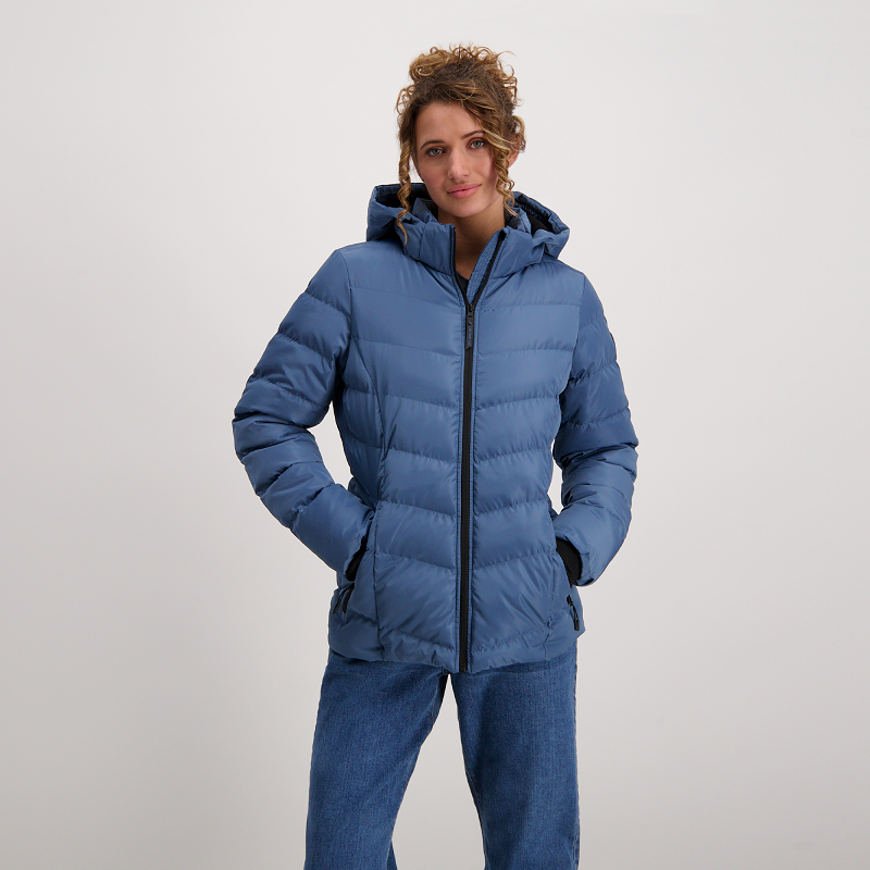 Cars Winterjas '' Cassy '' getailleerd model  blauw