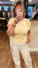 Vestje mais geel smal model