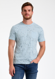 Gabbiano T-shirt met print bright blue 155514
