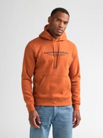 Petrol sweater hoody copper orange SWH393