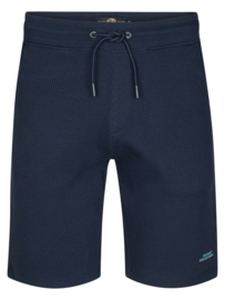 Petrol wafel sweat short marine