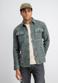 Gabbiano Lorn  Flanel overshirt groen gemeleerd