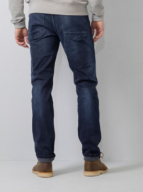 Petrol jeans Russel stone-wash 5850 regular/tapered fit valt breed op het bovenbeen en rechte pijp