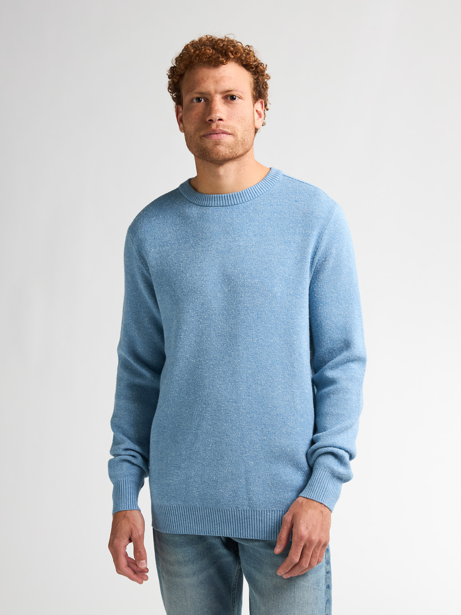Petrol trui baby blauw KWR245
