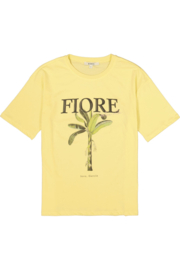 Garcia T-shirt Flore geel