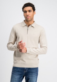 Gabbiano Kean creme polo met rits