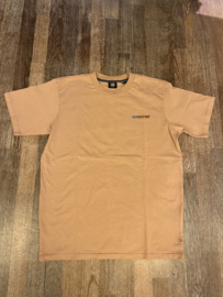 Petrol T-shirt backprint vis bruin/rose 620
