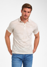 Gabbiano Polo sand met werkje erop geprint