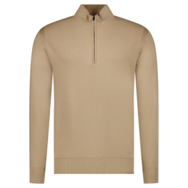 Cars trui half zip mint groen fijn gebreid