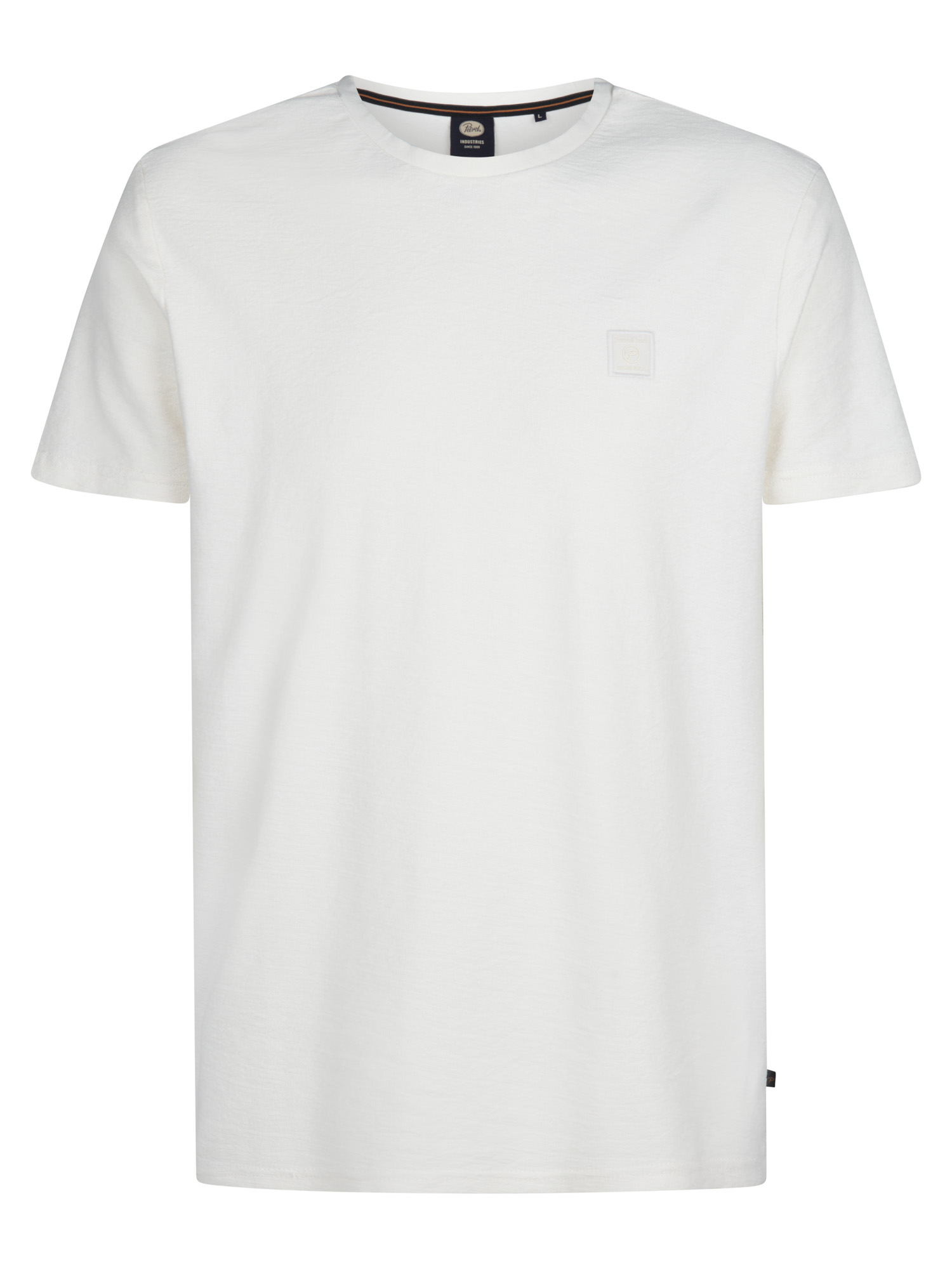 Petrol t-shirt creme zware kwaliteit
