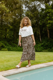 Exxellent Lennon Panter rok met elastiek in de band