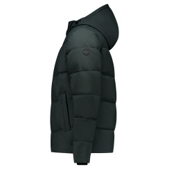 Cars Bradco bubble coat met afritsbare capuchon flessen groen