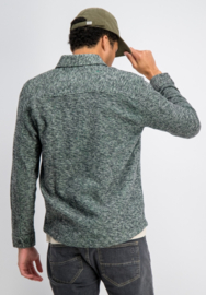 Gabbiano Lorn  Flanel overshirt groen gemeleerd