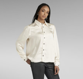 G-star blouse straight fit, satijn gemaakt van 100% recycled polyester