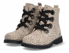 Biker Boots Meisjes - Beige Dots