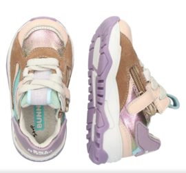 Lage Sneakers Meisjes - Multicolor Roze Mint Cody Chunky - 224375-570