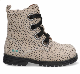 Biker Boots Meisjes - Beige Dots