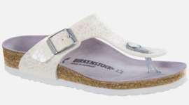 Birkenstock Metallic Stones White