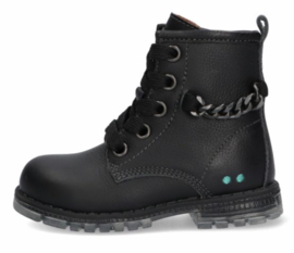 Biker Boots Meisjes - Zwart Thijs Trots - 222781-789