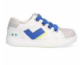 Lage Sneakers Jongens - Wit Blauw Lucien Louw - 222301-500