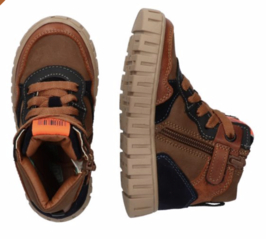 Hoge Sneakers Jongens - Cognac