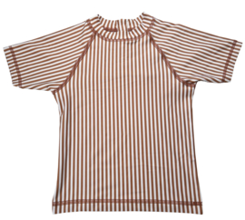 Slipstop UV shirt | Cognac Stripe