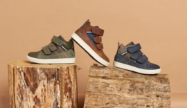 Hoge Sneakers Jongens  Patrick - Mosgroen