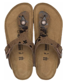 Birkenstock Gizeh colour spray brown