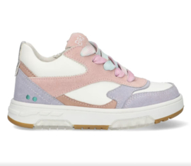 Lage Sneakers Meisjes - Lila Roze Wit Nina Noa - 224311-470