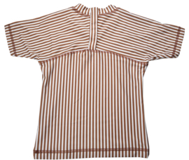 Slipstop UV shirt | Cognac Stripe