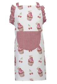 Clayre & Eef Kids apron Cup Cakes