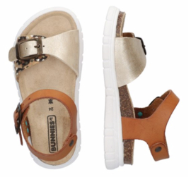 Sandalen Meisjes - Bruin Goud Panter Bo Beach - 222423-513