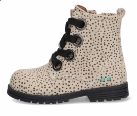 Biker Boots Meisjes - Beige Dots