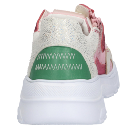 Lage Sneakers Meisjes - Wit Roze River Run - 424282-996