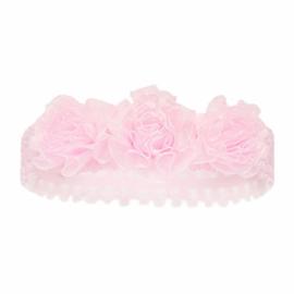 Baby haarband met Bloemen