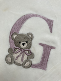 Knuffel/speendoekje Monogram