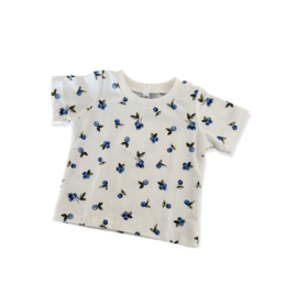 T-shirt blauwe  besjes