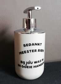 Bedanking juf/meester