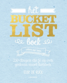 Bucket List boek voor op reis