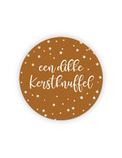 sticker kerstknuffel - 5 stuks