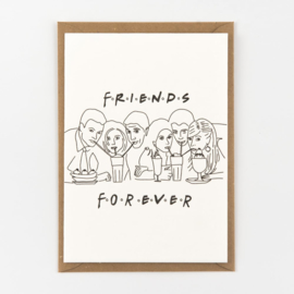 FRIENDS FOREVER - wenskaart