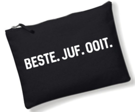 Etui BESTE. JUF. OOIT.  - zwart